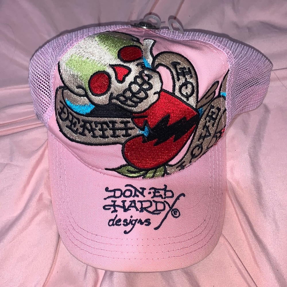 Pink Ed Hardy Hat